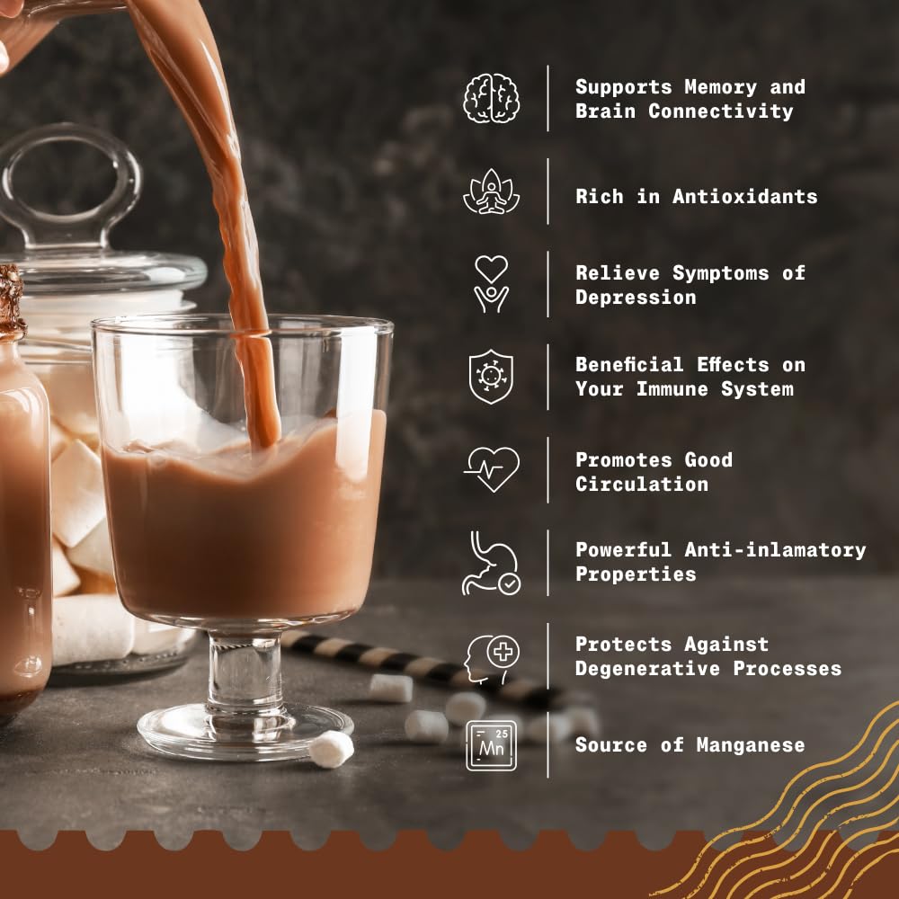 NaturaleBio Organic Cacao Powder 1kg – Raw, Unsweetened & Pure