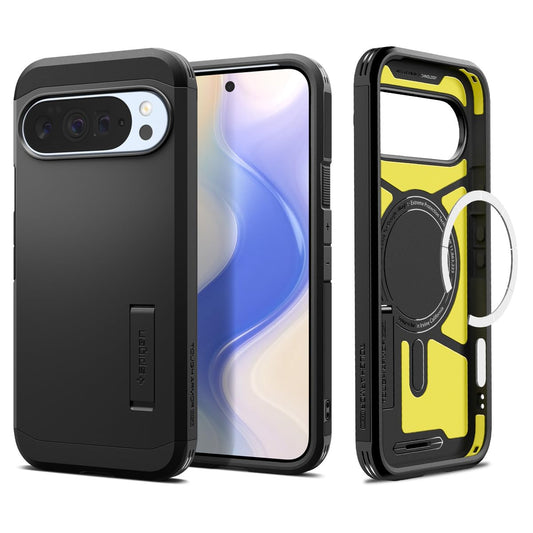 Spigen Case for Pixel 10 / Pixel 10 Pro Case, Tough Armor (AI) MagFit Designed for Google Pixel 10 / Pixel 10 Pro - Black