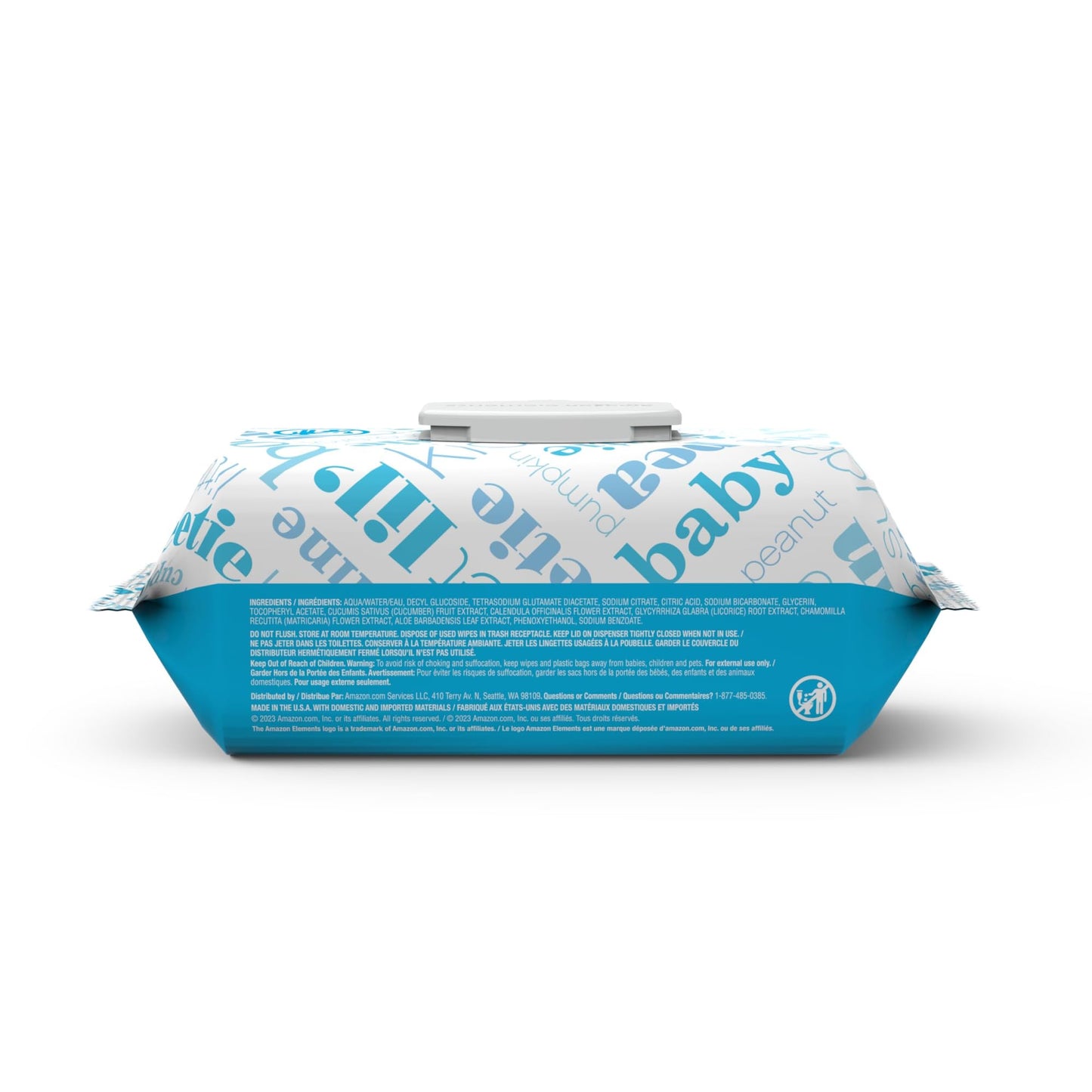 Amazon Elements Baby Wipes, Fragrance Free, White, 810 Count (9 Packs of 90) 🍁 All In One Marketplace Canada