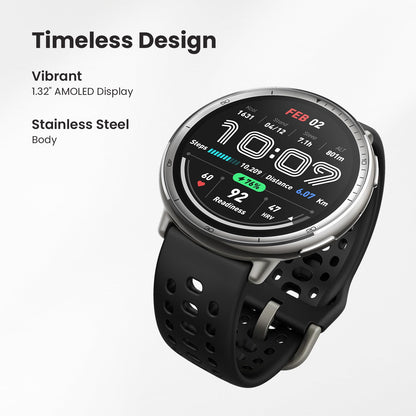 Amazfit Active 2 Smart Watch, 1.32" AMOLED Display, GPS, iOS/Android Amazfit