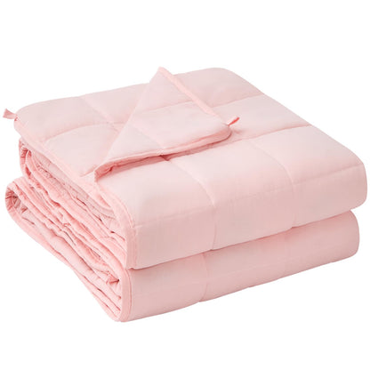 Weighted Blanket for Adults(20lbs,60"×80",Pink) Queen Size for 190-210Ibs 🍁 All In One Marketplace Canada