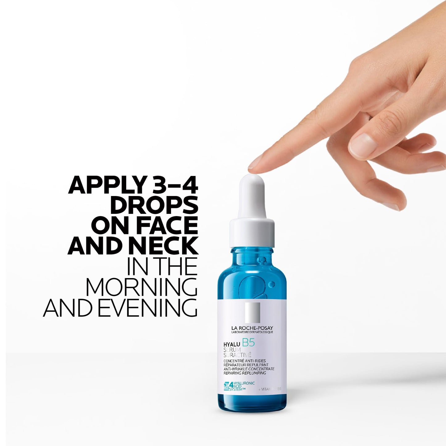 La Roche Posay Hyaluronic Acid Serum for Face, Hyalu B5 Anti-Wrinkle, Firming & Hydrating Facial Serum with Hyaluronic Acid and Vitamin B5, For all Skin Types, Recommended by Dermatologists, 30mL - Available at All In One Marketplace Canada