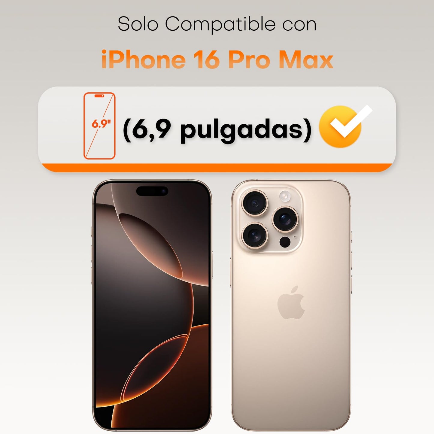 TOCOL 2 Pack for iPhone 16 Pro Max Screen Protector [Instant Installation][Auto-Dust Removal][HD Clear], Unbreakable 9H+Hardness Shatterproof Tempered Glass [Bubble Proof]