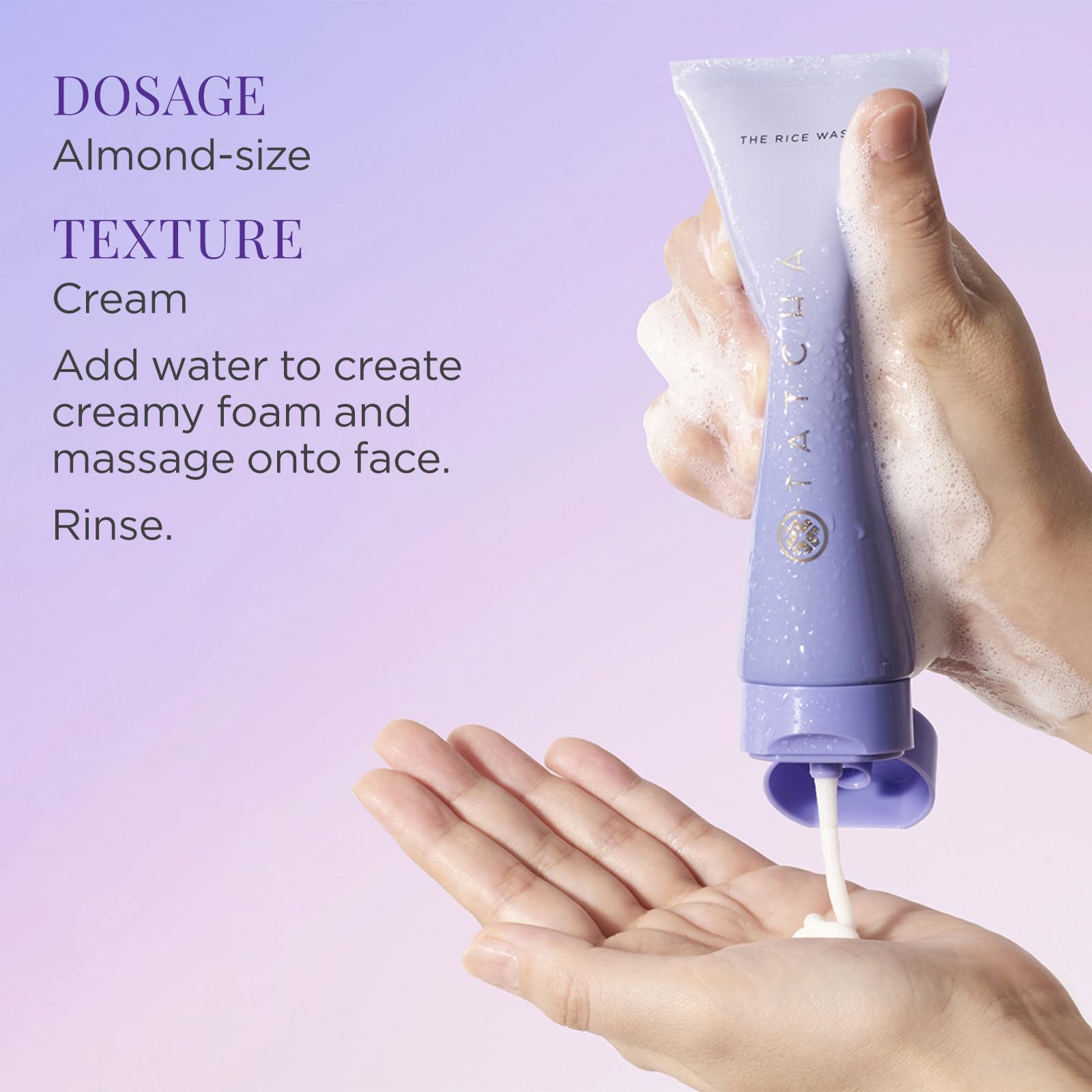 Tatcha The Rice Wash | Soft Cream Cleanser | 4 oz - Available at All In One Marketplace Canada
