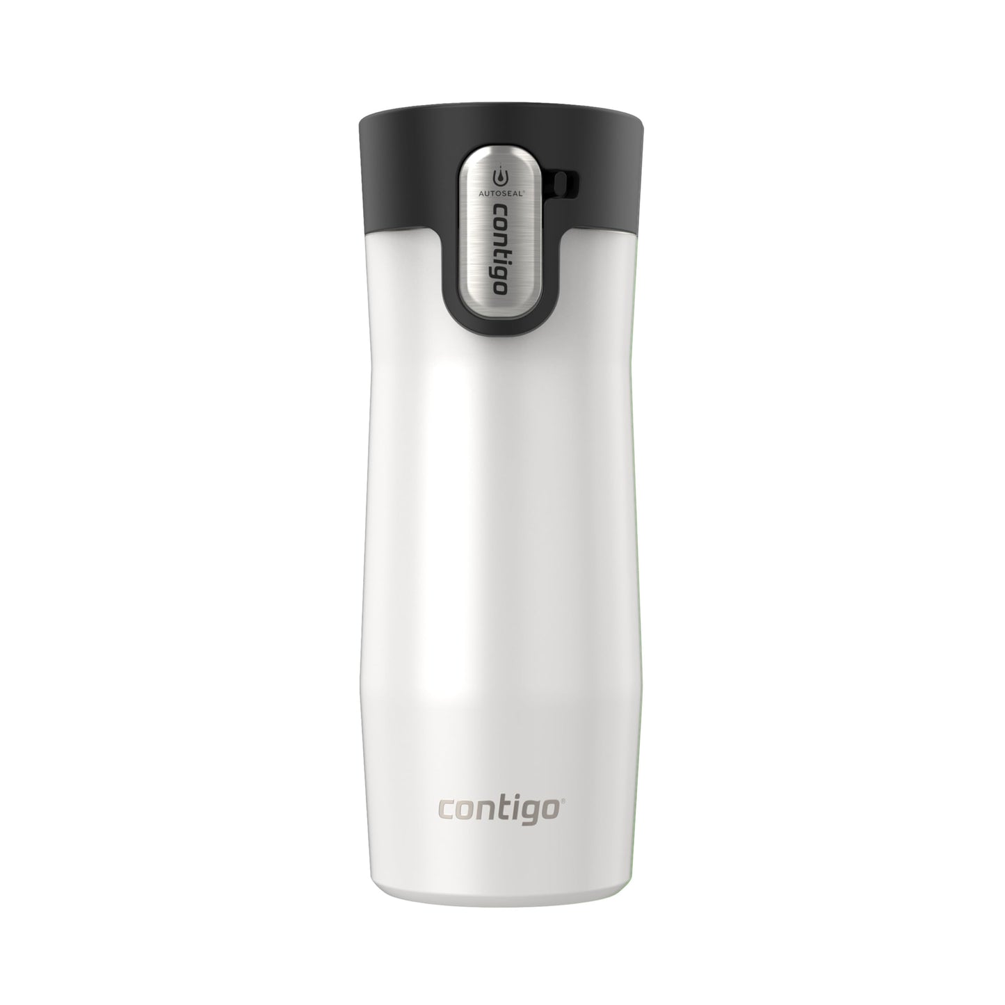 Contigo West Loop 3.0 Stainless Steel Travel Mug with Tea-Bag Hook & Spill-Proof Lid, Vacuum-Insulated Reusable Cup Coffee and Tea, 16 oz (473 mL), Salt - Keeps Drinks Hot up to 11 Hours