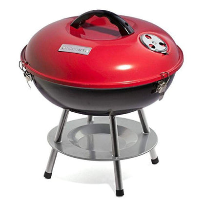 Cuisinart Outdoor Portable Charcoal Grill, 14", Red (CCG-190RBC) 🍁 All In One Marketplace Canada