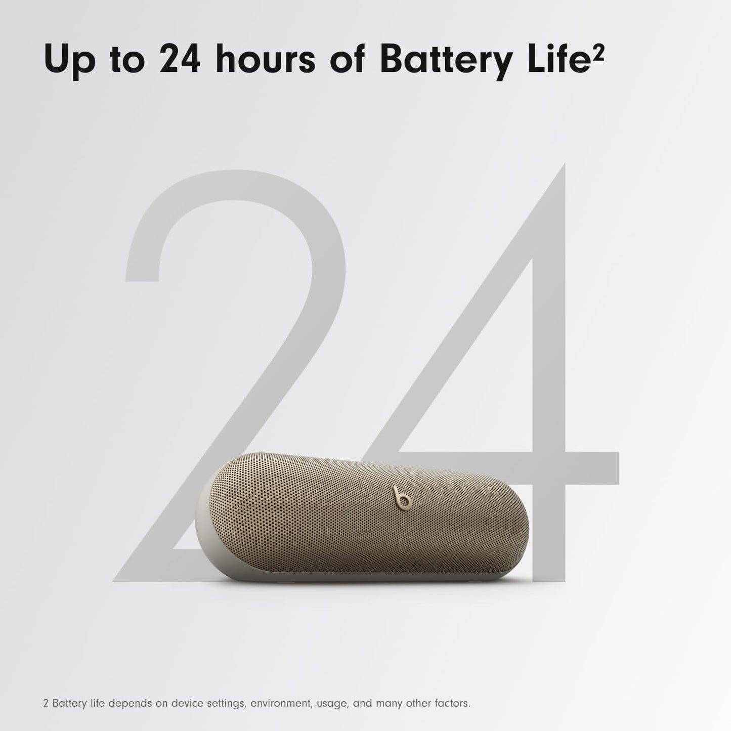 Beats Pill - Wireless Bluetooth Speaker and Portable Charger via USB-C - Up to 24 Hours Battery Life, IP67 Water Resistant, Apple & Android Compatible, Built-in Microphone – Champagne Gold 🍁 All In One Marketplace Canada