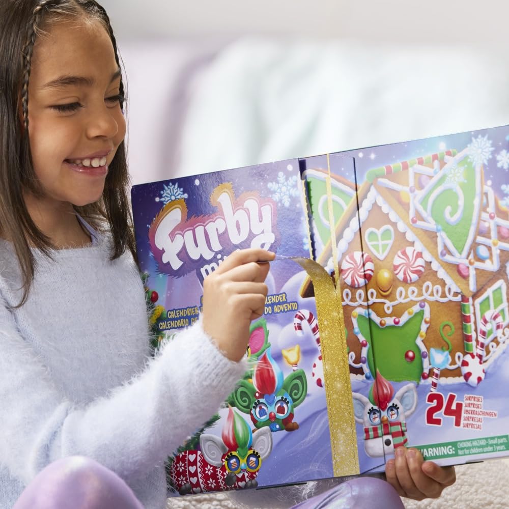 Furby Minis Advent Calendar for Kids 6 Years and Up, 24 Days of Surprise Holiday Toys with 1-Inch Figures, Stickers & Fun Accessories 🍁 All In One Marketplace Canada