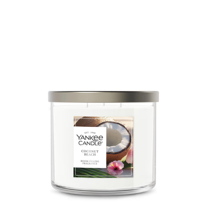 Yankee Candle 3 Wick Candle Jar, Scented Candle with up to 40 Hours of Burn Time, Premium Plant Wax Blend for Consistent Long Lasting Scent from First to Last Burn, Coconut Beach 🍁 All In One Marketplace Canada