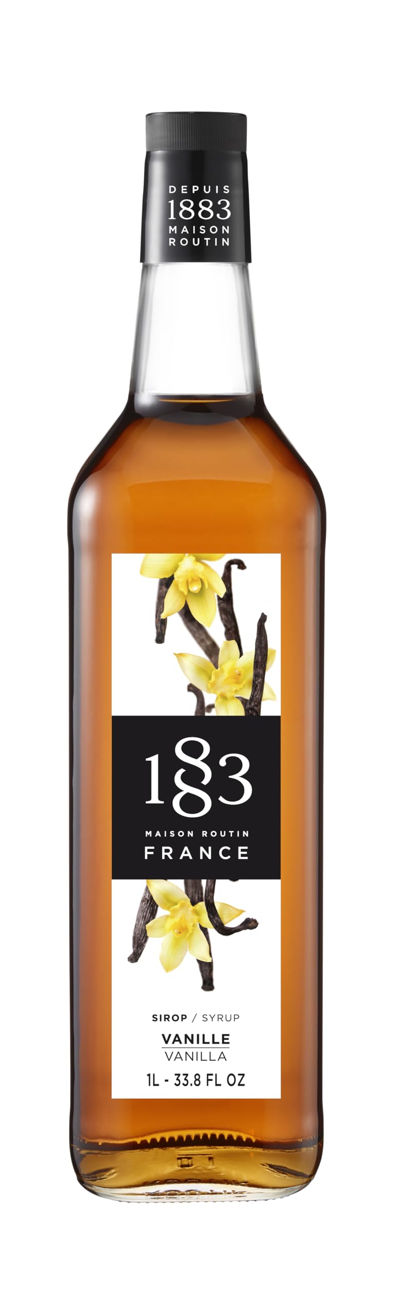 Maison Routin 1883 Vanilla Syrup, Glass Bottle 1000 Milliliter 🍁 All In One Marketplace Canada