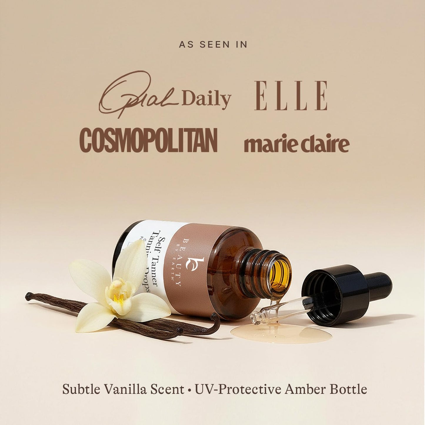 Self Tanning Drops - Natural & Organic Ingredients, Medium Face Tanning Drops to Add to Lotion, Moisturizing Bronzing Tanner for Face & Body, Toxin Free Tanner for Fake Tan - Available at All In One Marketplace Canada