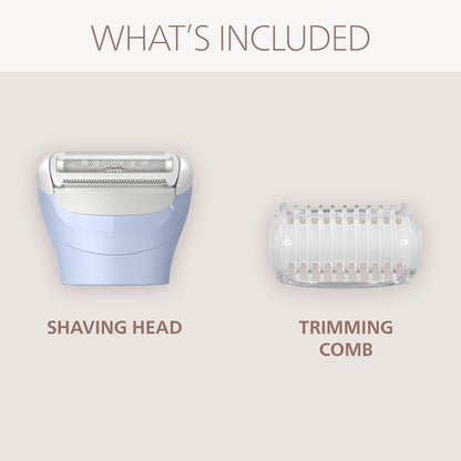 Philips Lady Shaver Series 6000, Electric Shaver for Legs & Body