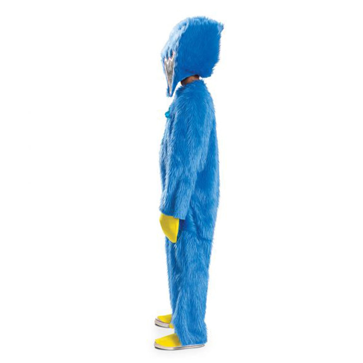 Costume déguisement adulte Huggy Wuggy, costume d'Halloween officiel Poppy Playtime avec coiffe, taille adulte XS/S (28-30)