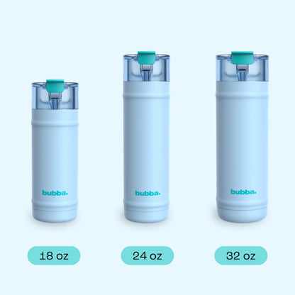bubba DualSip Insulated Stainless Steel Water Bottle, 24 oz (710 ml), Daydreamin'