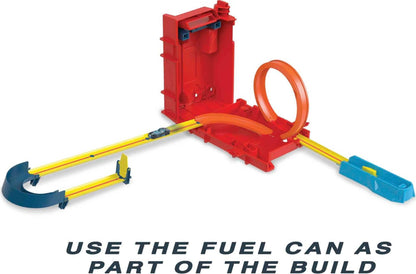 Hot Wheels Track Builder Unlimited Fuel Can Stunt Box Playset & Car Hot Wheels