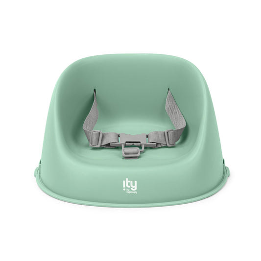 Ingenuity: ity by Ingenuity My Spot Easy-Clean Baby Booster Feeding Chair, 3-Point Harness, Washable Removable Straps - Green 🍁 All In One Marketplace Canada Ingenuity