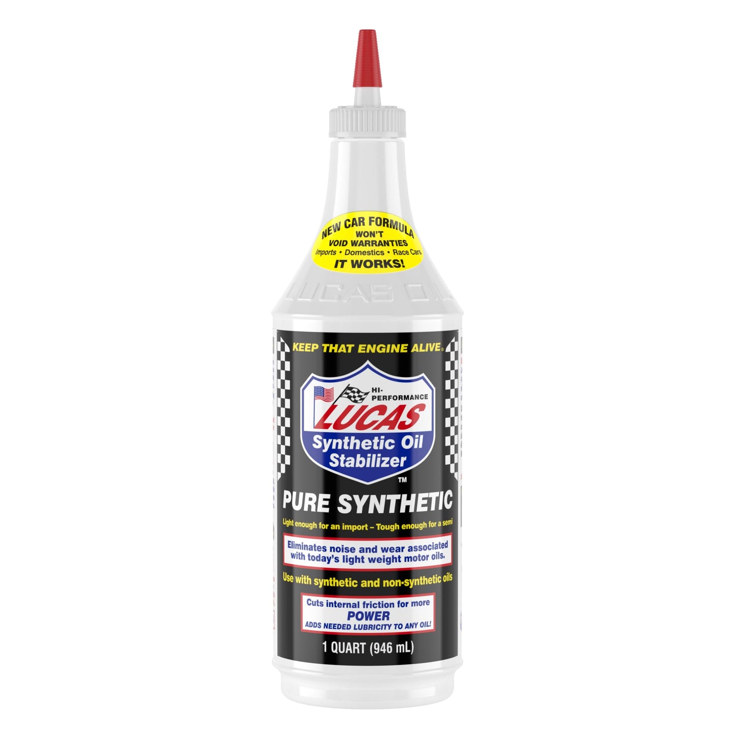 Lucas LUC10130 Synthetic Oil Stabilizer. Quart Lucas Oil