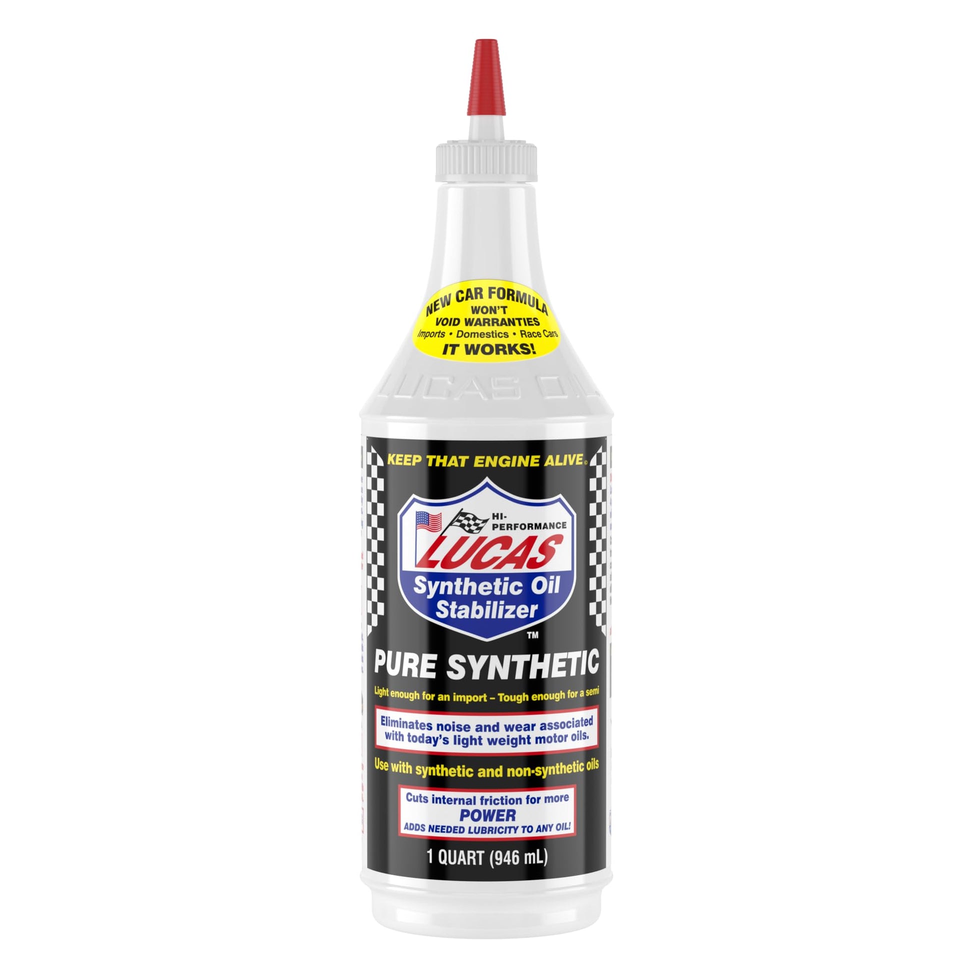 Lucas LUC10130 Synthetic Oil Stabilizer. Quart Lucas Oil