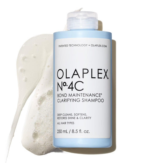 Olaplex No. 4C Bond Maintenance Clarifying Shampoo, Deep Cleans, Softens, Restores Shine, & Clarity, For All Hair Types Experiencing Product Buildup or Excess Oil, 250ml - Available at All In One Marketplace Canada