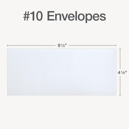 Oxford Envelopes, #10 Business Size, Security Tint, Peel & Seal Closure, 24 lb White Paper, Privacy Protection for Checks & Invoices, 500-Pack for Office or Home Mailing