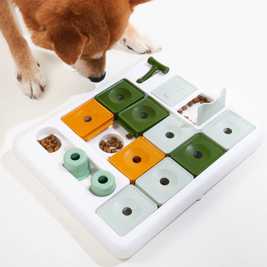 Barkwhiz Dog Treat Feeder Toy,Interactive Dog Toys Various Levels of Play, Slow Feeder for Dogs Mental Stimulation, Puzzle for Dog, Dog Toys for Large Medium Small Dogs - Available at All In One Marketplace Canada