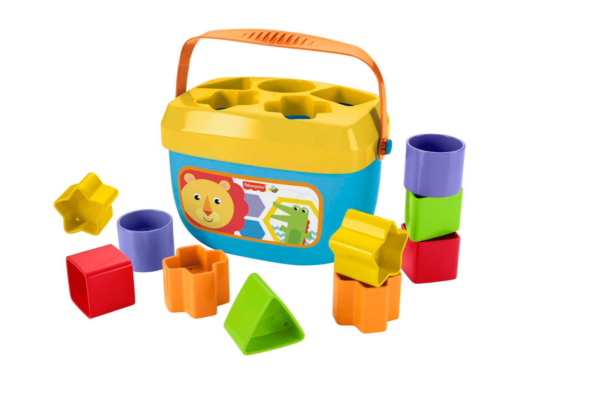 Fisher-Price Classic Infant Trio, toy set of three baby toys for stacking, sorting and musical play - Available at All In One Marketplace Canada