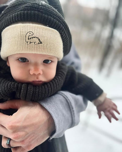 FURTALK Baby Beanie Cute Toddler Winter Hat Knit Boys Girls Warm 3 Pack Kids Embroidered Beanies Cap for 0-3 Years 🍁 All In One Marketplace Canada