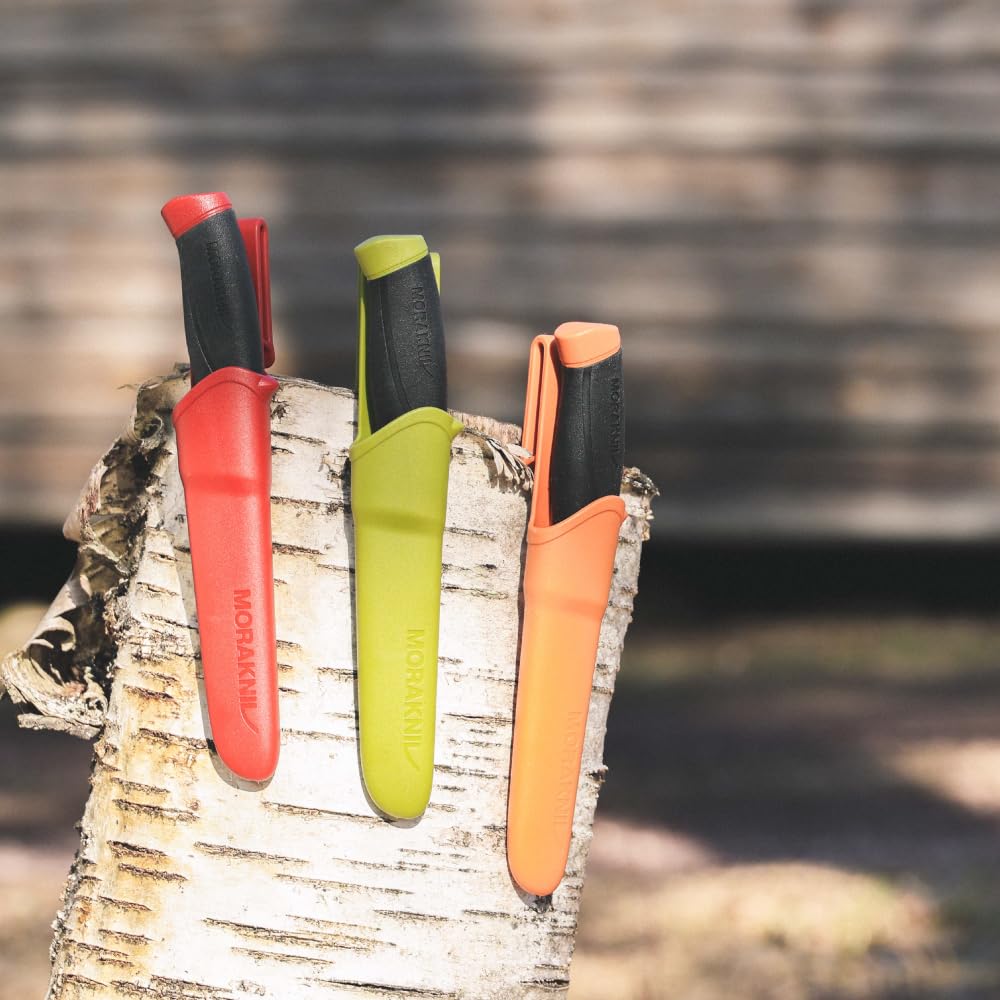 Morakniv Companion Fixed Blade Outdoor Knife with Sandvik Stainless Steel Blade, Orange, 4.1-Inch 🍁 All In One Marketplace Canada