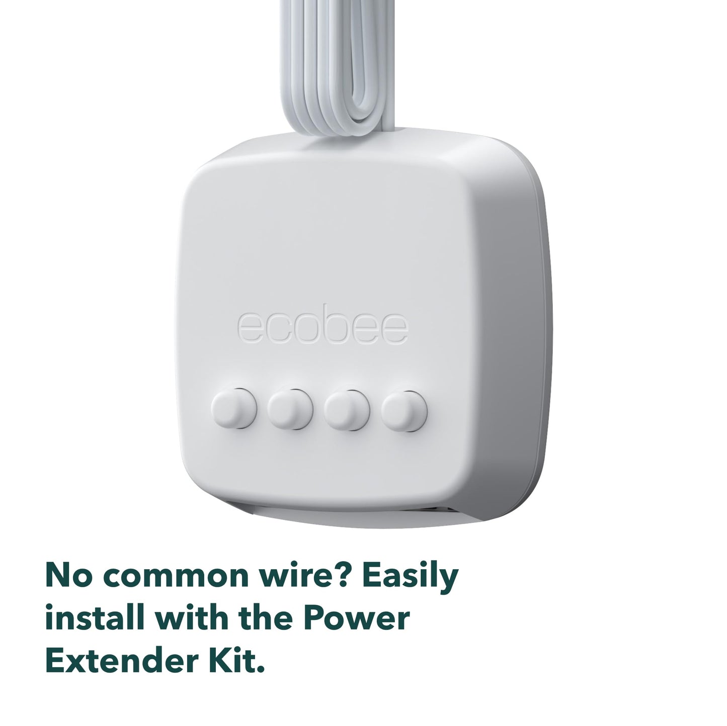 ecobee Power Extender Kit C-Wire Adapter ecobee Smart Thermostat Essential ecobee