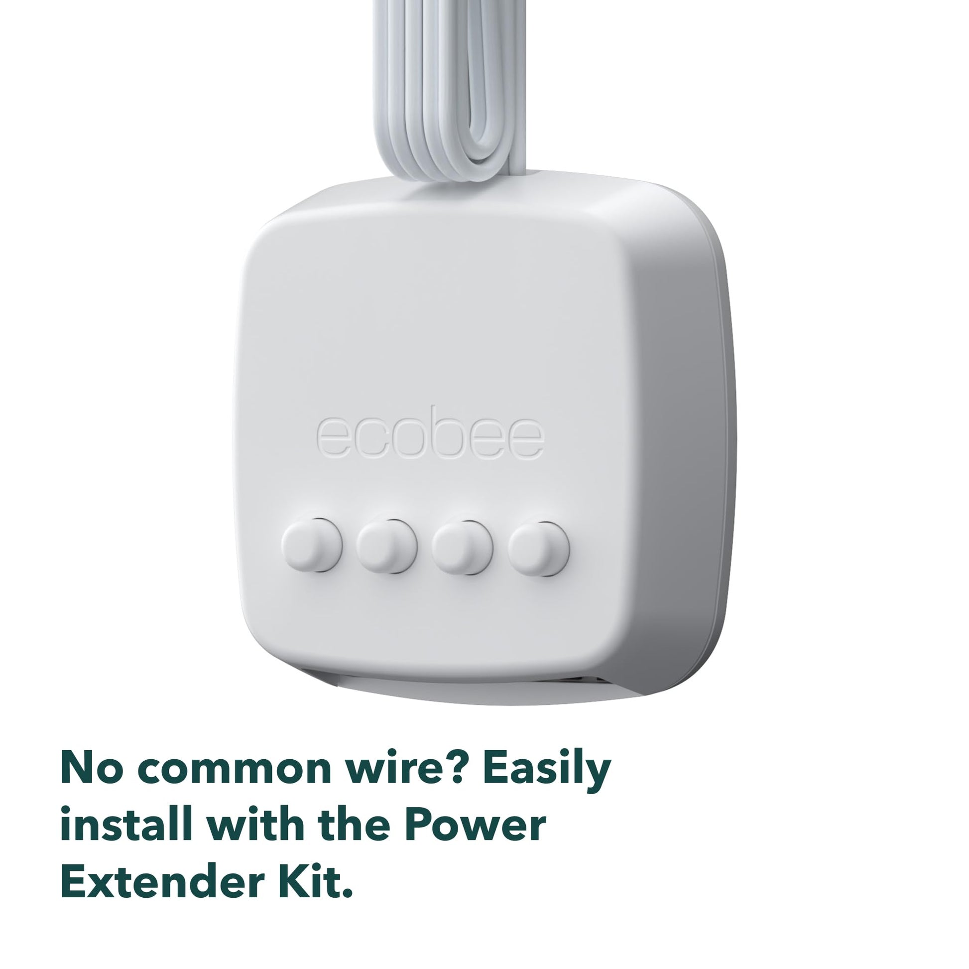 ecobee Power Extender Kit C-Wire Adapter ecobee Smart Thermostat Essential ecobee