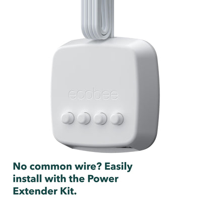 ecobee Power Extender Kit C-Wire Adapter ecobee Smart Thermostat Essential ecobee