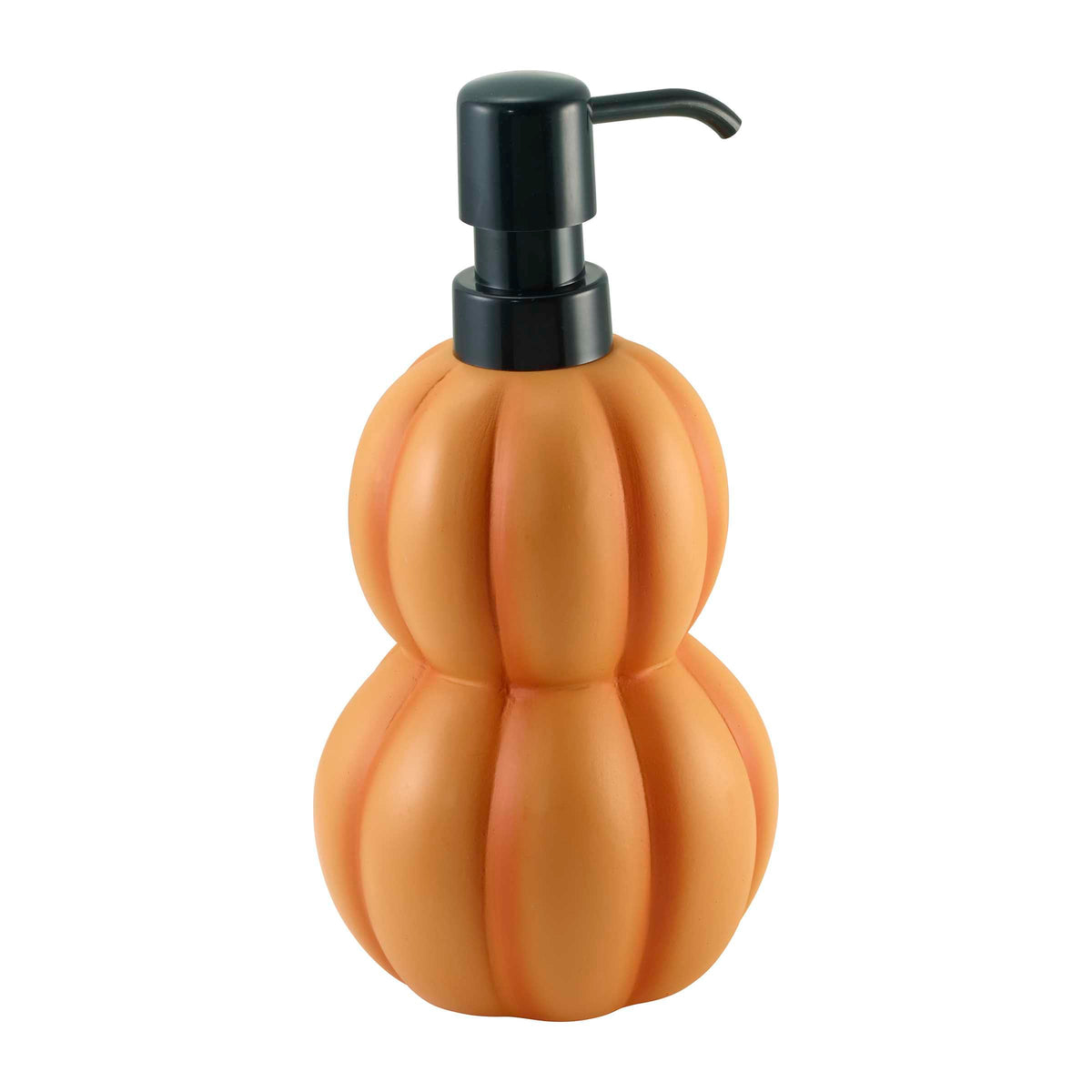 Avanti Linens – Distributeur de savon, pompe à lotion décorative pour comptoir de salle de bain ou de cuisine, décoration d'Halloween en résine peinte à la main (citrouilles empilées)