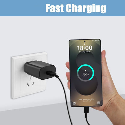 USB C Chargers，25W USB C Wall Charger Fast Charging，Fast Charger Type C for Samsung Galaxy S25 Ultra/S25/S25+/S24+/S24 Ultra/S24/S24+/S23 Ultra/S22 Ultra/S21【2 Pack】