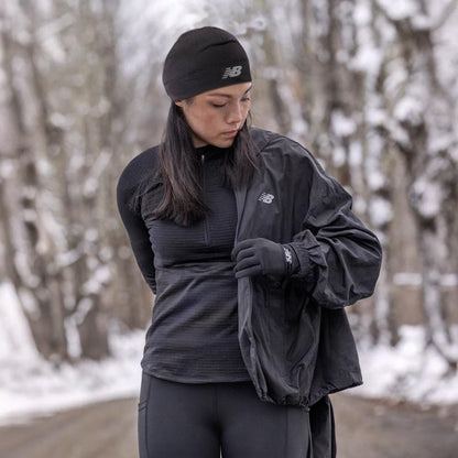 New Balance Lightweight Running/Athletic Hat, Beanie, Cap Black