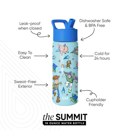 Simple Modern Disney Toy Story Kids Water Bottle & Toddler Cup | 18oz 🍁 All In One Marketplace Canada
