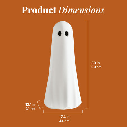Step2 Boo Buddy Halloween Ghost Statue, White, 40 in, 2 Pack