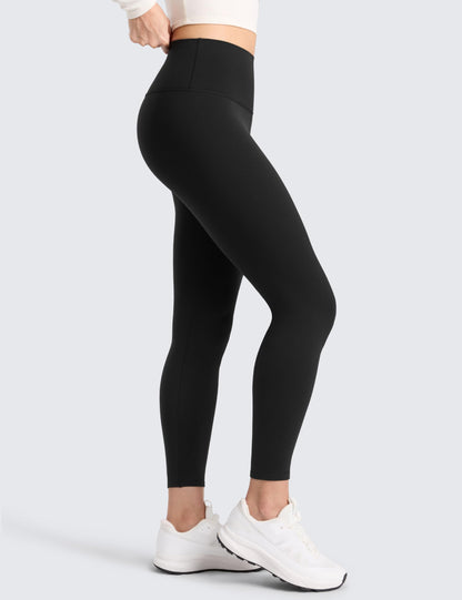 CRZ YOGA Matte Fleece Lined Leggings 25'' Black Medium 🍁 All In One Marketplace Canada