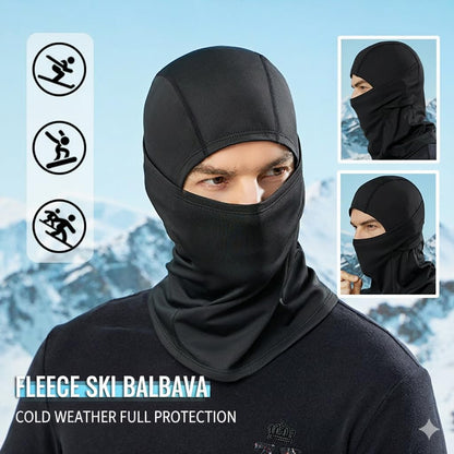 KENPMA 2-Pack Winter Balaclava Face Mask for Men & Women, Thermal Ski Mask for Cold Weather, Windproof Full Face Cover for Skiing, Snowboarding, Motorcycling, Ice Fishing, Running, Hiking Black 🍁 All In One Marketplace Canada