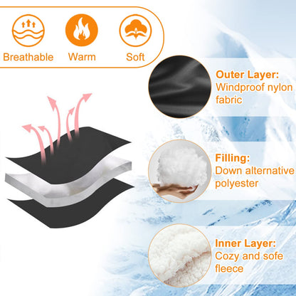 Winter Baby Car Seat Cover - Carseat Bunting Bag/Blanket Keep Baby Warm for Newborn Infant - Cold Weather Insulated Windproof Carrier Canopy for Travel (Black) 🍁 All In One Marketplace Canada