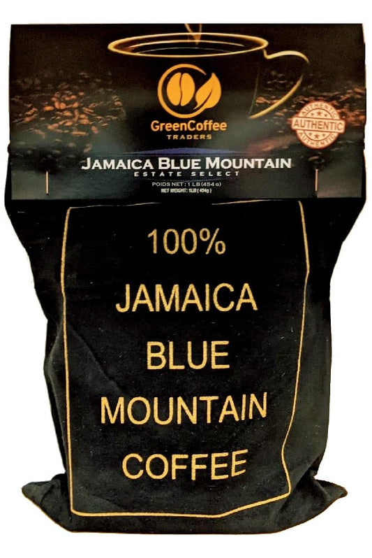 1 lb Pure Jamaica Blue Mountain Whole Bean Coffee - Medium Roast