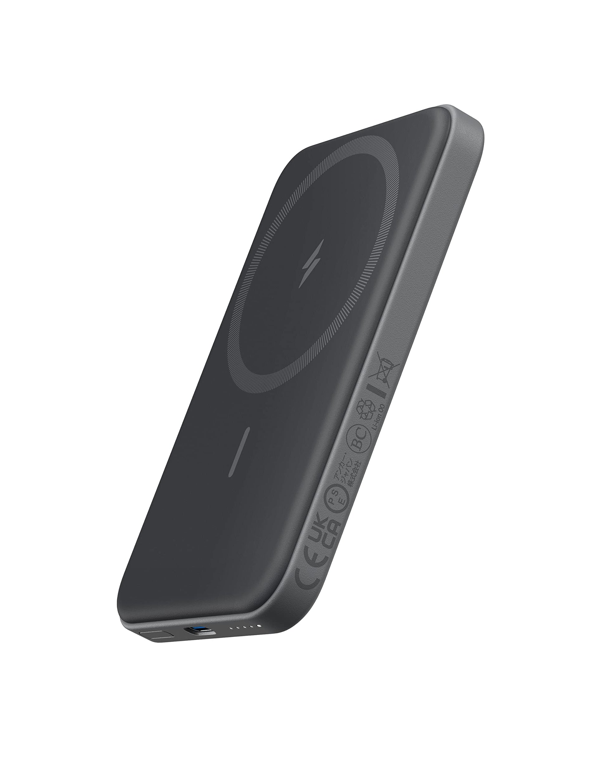 Anker Magnetic Portable Charger, 5,000 mAh Wireless Portable Charger with USB-C Cable, Battery Pack Only Compatible with Phone 15/15 Pro/15 Pro Max, iPhone 14/13/12 Series - Available at All In One Marketplace Canada