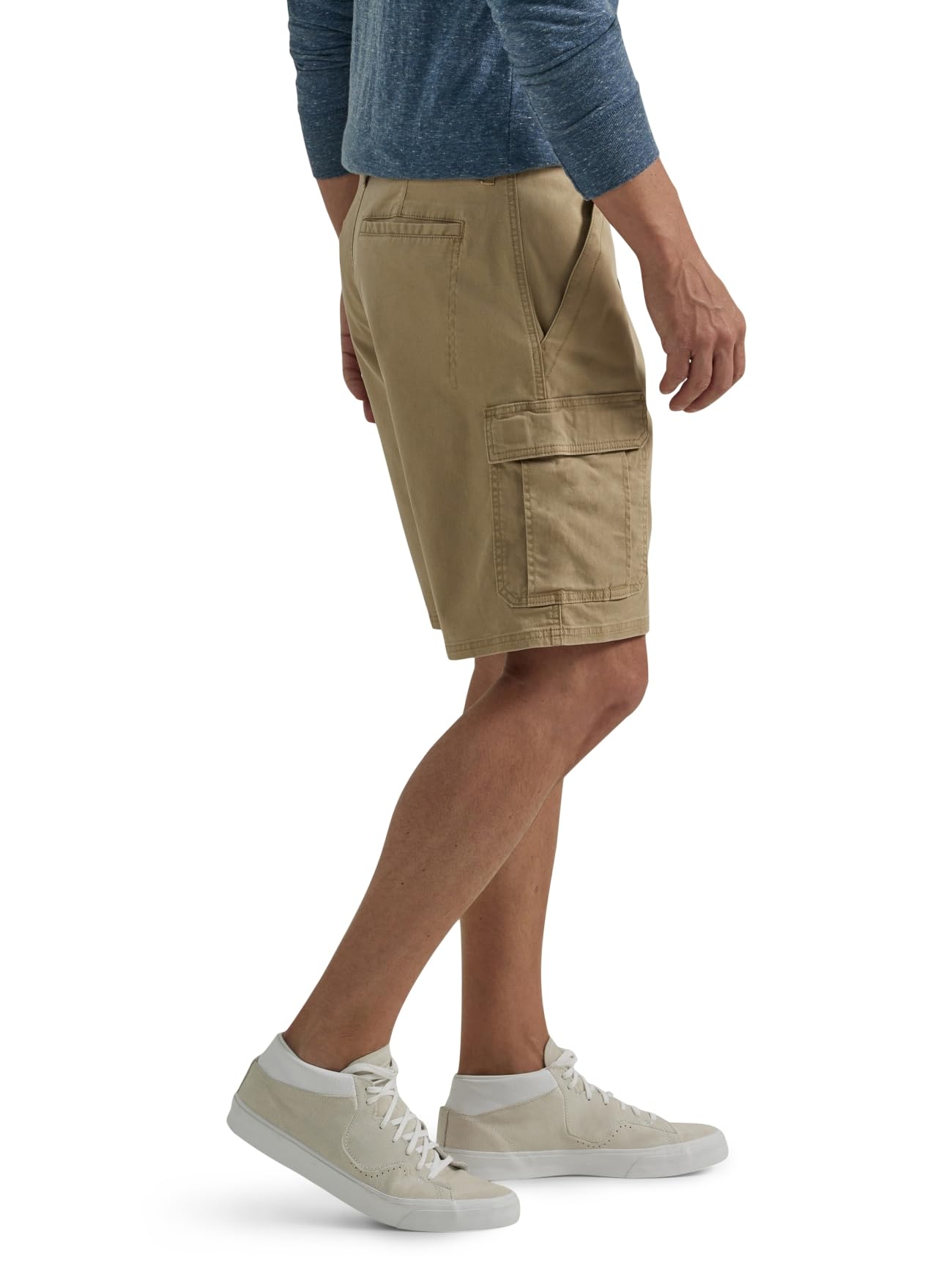 Short cargo stretch classique Wrangler Authentics pour homme, Grain Twill, 34
