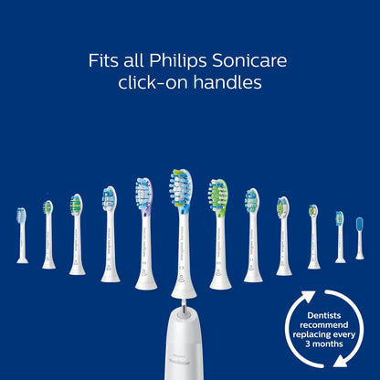 Philips Sonicare Optimal Gum Health Replacement Toothbrush Heads, HX9033/65, BrushSync Technology, White 3-pk Philips Sonicare