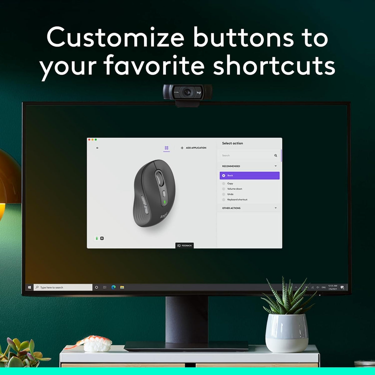 Logitech Signature Plus M750 L Wireless Mouse Large Hands - Graphite