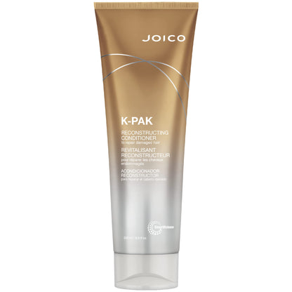 Joico K-PAK Daily Reconstructing Conditioner, Heat Protectant, Moisturizing Cleansing, Repair Damaged Hair, with Keratin and Primrose Oil, Sulfate-Free Joico