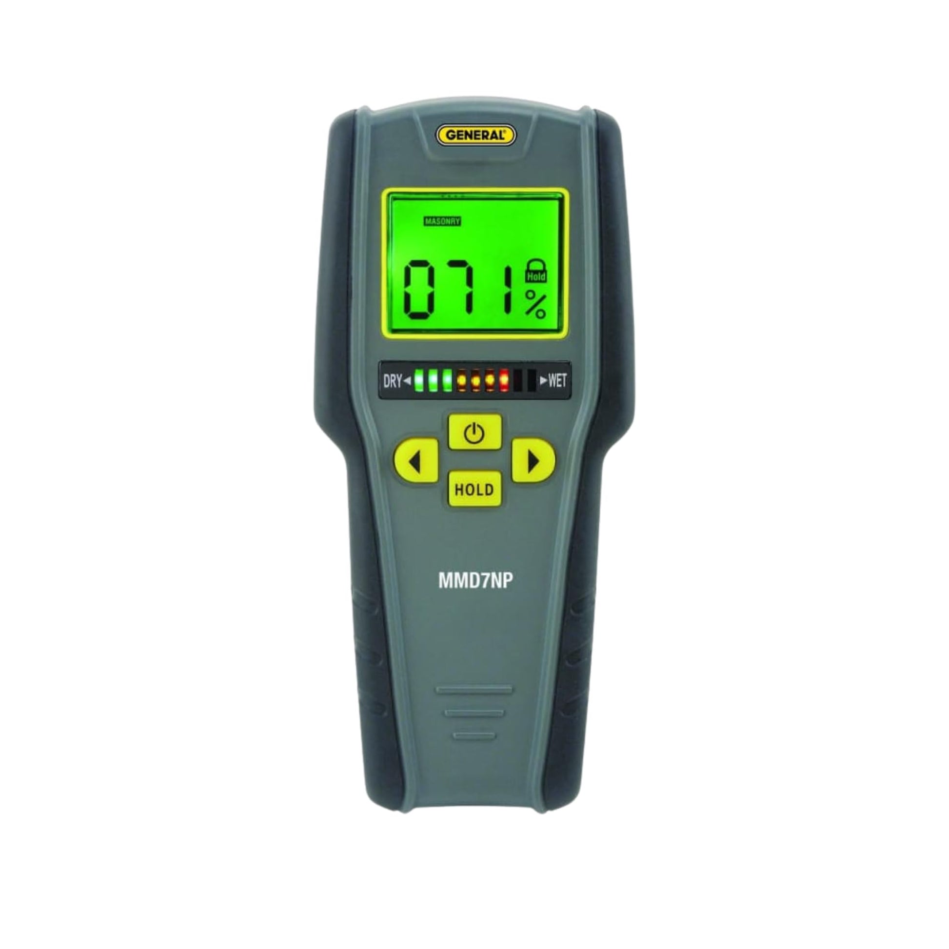 General Tools MMD7NP Moisture Meter, Pinless, Digital LCD with Tricolor Bar Graph General Tools