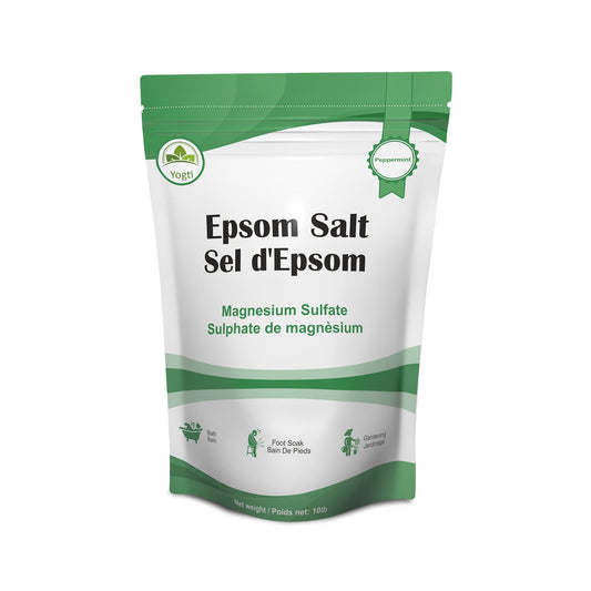 Yogti Peppermint Epsom Salt, 10 pound 🍁 All In One Marketplace Canada