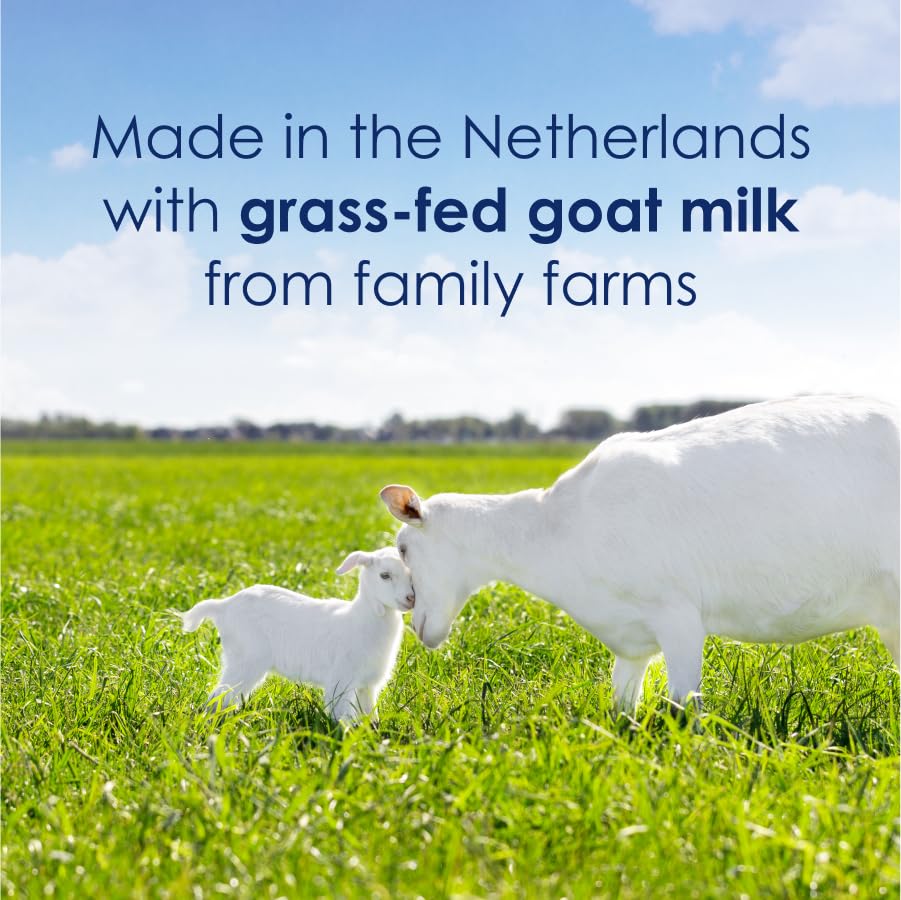 Kabrita Goat Milk Infant Formula - Gentle Nutrition for Newborns to 12 Months - Prebiotics, Iron & DHA - Non-GMO - 400g