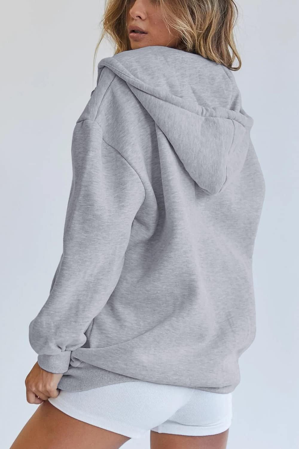 PRETTYGARDEN Women's Fall Zip Up Hoodies Sweatshirts Grey,XL 🍁 All In One Marketplace Canada