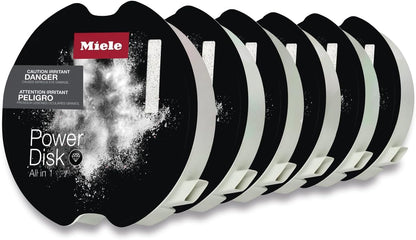 Miele PowerDisk All in 1 Dishwasher Detergent for Dishwashers with AutoDos (6 Pack) - 11841390
